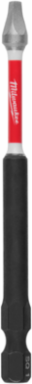 SHOCKWAVE Impact Duty 3.5 Inch Square Recess #1 Power Bits, 5 Pack, Hex Drive