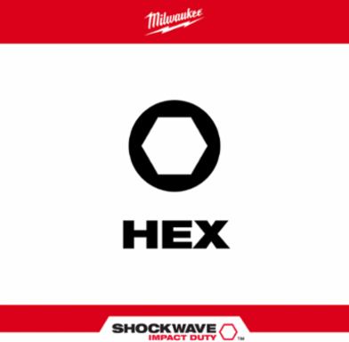 SHOCKWAVE™ 8-Piece Impact Duty Metric Hex Bit Set, 1" Hex Bits