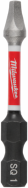 SHOCKWAVE™ Impact Duty 2 Inch Square Recess #1 Power Bits, 5 Pack