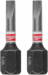 SHOCKWAVE Impact Duty 1" Slotted 1/8" Insert Bits Set of 25