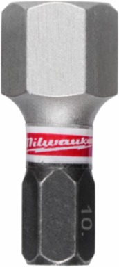 SHOCKWAVE Impact Duty 10mm Hex Driver Bits Set, 25 Pieces, 1/4 Inch Shank