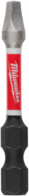 SHOCKWAVE™ 2 Inch Square Recess #3 Power Bits, 25 Pack, Alloy Steel