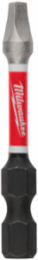 SHOCKWAVE™ 2 Inch Square Recess #3 Power Bits, 25 Pack, Alloy Steel