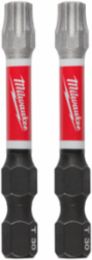 SHOCKWAVE Impact Duty 2" Torx T30 Power Bits, Set of 2, Steel Construction