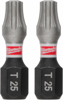 SHOCKWAVE Impact Duty 1 Inch T25 Bit Kit with Compact Holder 25PK