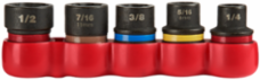 6PC Shockwave Impact Duty Extractor Set, Includes 3/8 Inch Drive for 1/4 to 1/2 Inch Fasteners