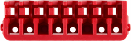 Small & Medium Case Rows for 1 4 Hex Shank Bits, 5 Pack, Red