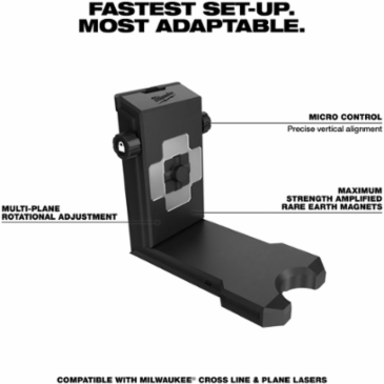360° Laser Bracket, 5.7 Inch Length, 3.4 Inch Width, 1 Pound Weight