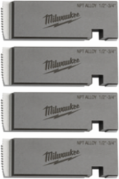 Alloy NPT Pipe Threading Dies 1/2"-3/4", 9.125 Inch Length, Clean Threads