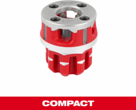 Compact 1/2 Inch Forged Aluminum Pipe Threading Die Head, NPT, High-Speed Steel