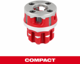 Compact 1/2 Inch Forged Aluminum Pipe Threading Die Head, NPT, High-Speed Steel
