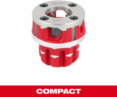 Portable 3/4 Inch Alloy NPT Pipe Threading Die Head, Forged Aluminum, High-Speed