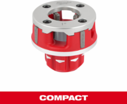 Compact 1 Inch Forged Aluminum Pipe Threading Die Head, Alloy NPT