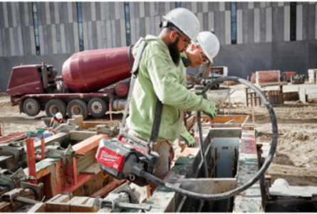 14 Ft Concrete Vibrator Shaft, 1 Inch Diameter, Quick Connect System