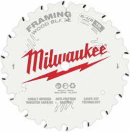 5-1/2 Inch 18T Framing Circular Saw Blade, Cobalt Infused Tungsten Carbide