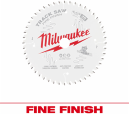 6-1/2 Inch 48 Tooth Fine Finish Track Saw Blade, Cobalt Infused Tungsten Carbide