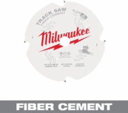 6-1/2 Inch Track Saw Blade for Fiber Cement with 4 Teeth, Polycrystalline Diamond