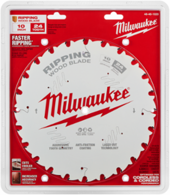 10 Inch Circular Saw Blade, 24 Teeth, Thin Kerf Design, Laser-Cut