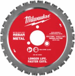 #10 (1-1/4”) Rebar Cutting Blade