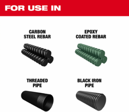 #10 (1-1/4”) Rebar Cutting Blade - 5 PK