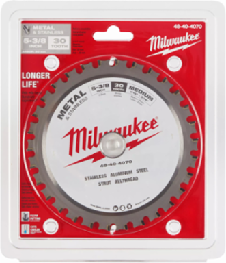 5-3/8 Inch Carbide Tipped Circular Saw Blade, 30 Teeth for Metal Cutting