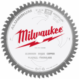 7-1/4 Inch Aluminum Cutting Circular Saw Blade, 56 Teeth, 5/8 Inch Arbor