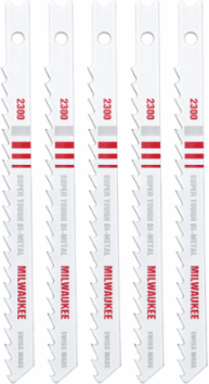 4 Inch 6 TPI U-Shank Bi-Metal Jig Saw Blades (5 PK)