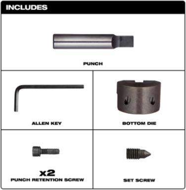 M18 FUEL™ 10Ga Nibbler Punch & Die Set