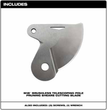 M18 Brushless Telescoping Pole Pruning Shears Replacement Blade, 3 Inch Steel