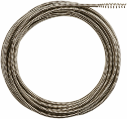 1/4 Inch x 25 Ft Inner Core Bulb Head Drain Cable, 20X Rust Resistance, Steel