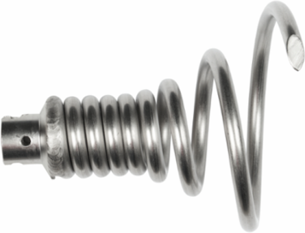 Funnel Auger for 5/8 Inch & 3/4 Inch Drum Cable, 3 Inch Width, Steel Construction