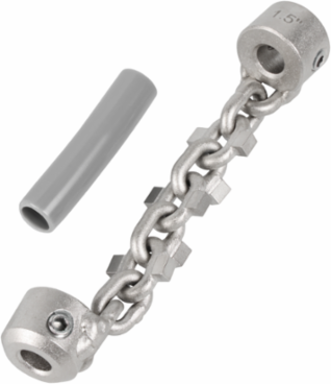 1-1/4" - 1-1/2" Carbide Chain Knocker for 1/4" Chain Snake Cable