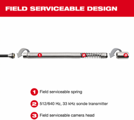 Replacement Spring for M12™ 85’ High Flex Compact Inspection Camera