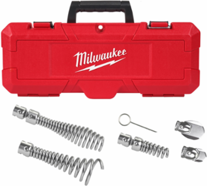 1-1/4" - 2" Head Attachment Kit for 5/8" Sectional Cable, Steel Construction, 6 Pieces