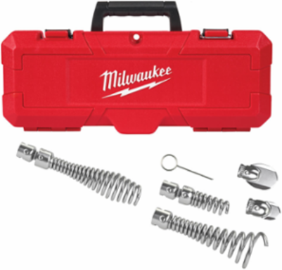 1-1/4" - 2" Head Attachment Kit for 5/8" Sectional Cable, Steel Construction, 6 Pieces