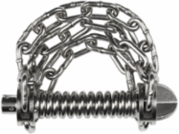 4 Inch Grease Cutter for 7/8 Inch Sectional Cable, Steel Construction