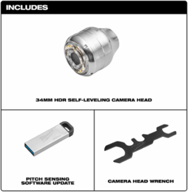 34mm Camera Head Replacement Kit for M18™ Modular Pipeline Inspection System