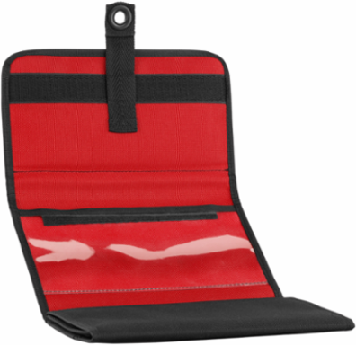 Roll Up Accessory Case, 10.5 Inch x 5 Inch, Rugged Nylon with Velcro Closure
