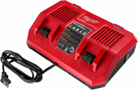 M18™ Dual Bay Rapid Charger, 10.83 Inch Length, 2 Hour Charge Time, 3.54 Pounds