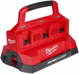 M18TM PACKOUTTM Six Bay Rapid Charger for M18 Batteries, 15.1 Inch, 7.91 Pounds