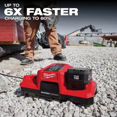 M18™ Dual Bay Super Charger, 6X Faster, Charges 2 Batteries at Once