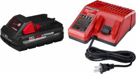 M18 REDLITHIUM HIGH OUTPUT CP3.0 Battery Starter Kit, 3.0 Ah, 18V