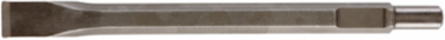 Spline 1 Inch x 12 Inch Flat Chisel - High Carbon Steel, 3/4 Inch Diameter
