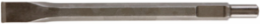 Spline 1 Inch x 12 Inch Flat Chisel - High Carbon Steel, 3/4 Inch Diameter