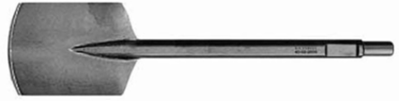 3/4 Inch HEX Clay Spade, 4-1/2 Inch Width x 16 Inch Length