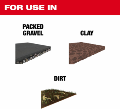 1-1/8 Inch Hex 20 Inch Clay Spade, Forged Steel for Hard Dirt