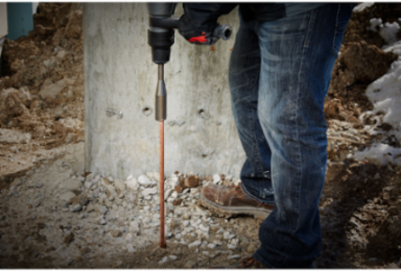 SDS-Max 9-3/4 Inch Ground Rod Driver, Steel Material