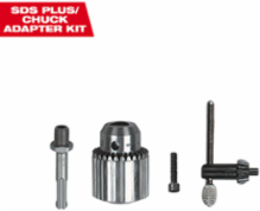 SDS/Chuck Adapter Kit with 1/2 Inch Keyed Chuck and Metal Construction