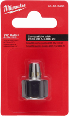 1/8 Inch Collet & Nut Kit for M12 FUELTM Die Grinders, Max RPM 24,500