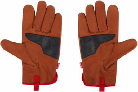 Goatskin Leather Gloves, Medium Size, Reinforced Palm, Smartswipe™ Knuckle